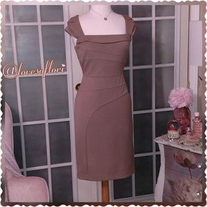 New York & Company Taupe Dress